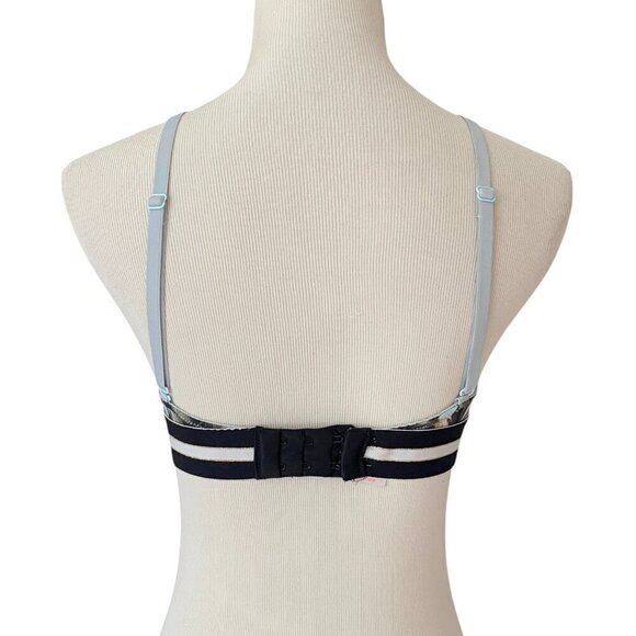 Victoria's Secret Pink Wear Everywhere Push Up Tropical Palm Leaves Bra Size 32B - Picture 3 of 5